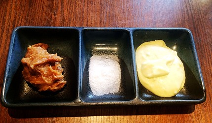 札幌自由行居酒屋推薦:北海道地雞料理,還有多款蔬菜隨你選!札幌居酒屋「雞次郎」的蒸籠蒸新鮮蔬菜~3款口味~(新鮮野菜の蒸籠蒸し~3種のソースの味で~)