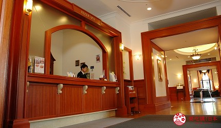 札幌飯店推薦「札幌克拉比飯店」的櫃檯