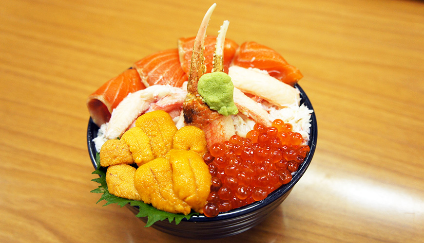 北海道小樽三角市場內的味処たけだ