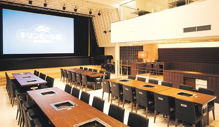 札幌生啤酒成吉思汗烤肉、螃蟹與和牛店家推薦「麒麟啤酒園」1樓用餐空間
