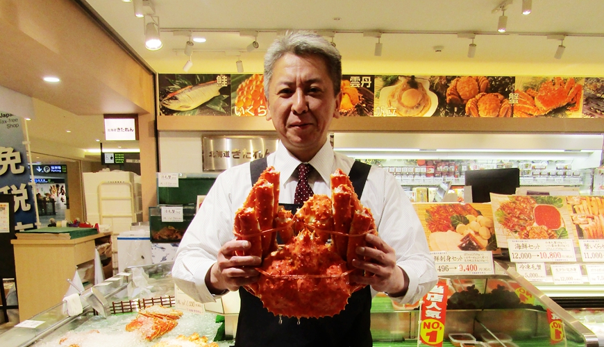 北海道土产店「北连」!帝王蟹、海胆、干贝各海鲜新千岁机场轻松带回家