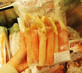 北海道新千岁机场土产店「北连」的弹牙松叶蟹脚