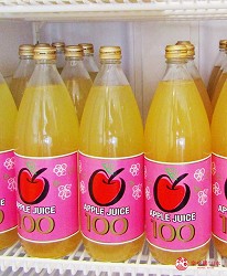 北海道札幌推薦霜淇淋店!登別牛奶做的冰淇淋霜淇淋「COOL GARDEN」的100%青森縣蘋果汁(リンゴジュース)