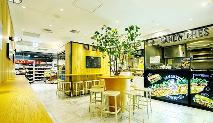 北海道在地推薦美食札幌PARCO「FOODIES MARKET」室內一景
