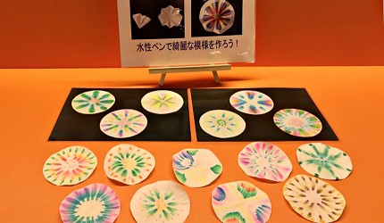 函馆亲子游推荐景点:「函馆未来馆」的设施创意工作坊的水彩杯埝
