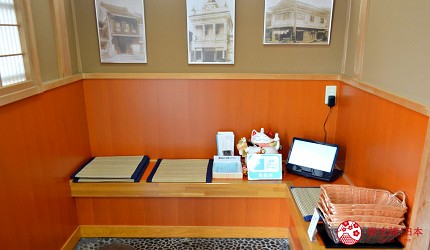 北海道伴手禮名店:函館「千秋庵總本家」的店內座位