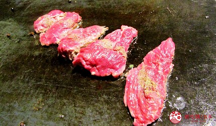 北海道札幌高CP值推薦鐵板燒專門店「雪昇」的和牛上後腰脊肉(ランプ牛)