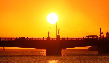 北海道绝景钏路夕阳