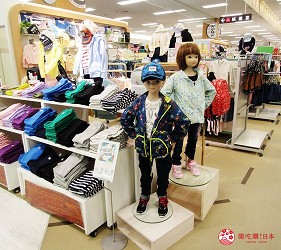 北海道札幌最大規模商場「AEON MALL 札幌發寒店」的兒童服飾