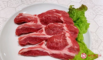 北海道札幌的人气烧肉店「NANKOU园」的生成吉思汗小羊肉