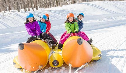 搭乘北海道 Resort Liner 前往 Kiroro Resort 玩香蕉船