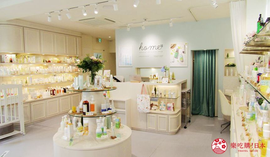 北海道無農藥溫和護膚品牌「Natural Island」的「Natural Island」直營店 home 札幌店店內一景