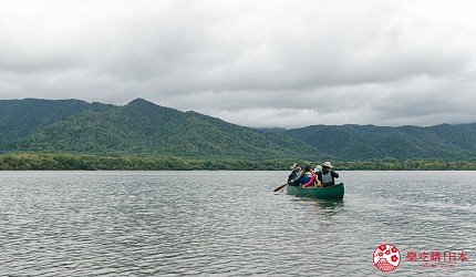 北海道道东四天三夜推荐行程的「钏路川源流独木舟」