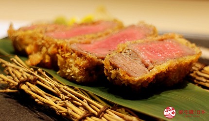 北海道自由行必去札幌食必吃和牛烧肉推荐推介美食店肉割烹八寸的招牌菜炸菲力牛排炸牛扒近镜